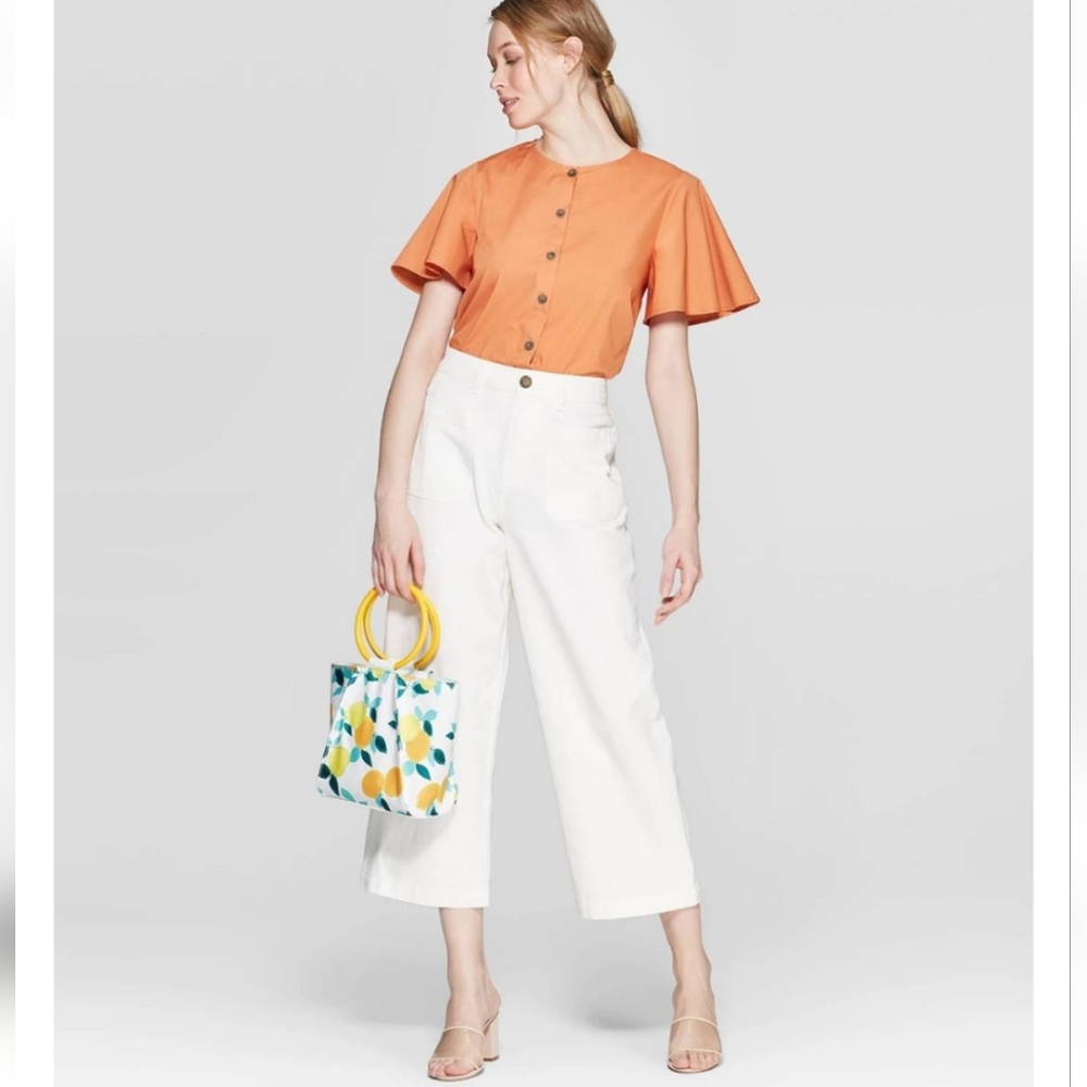Who What Wear Mid-Rise Straight Leg Pants